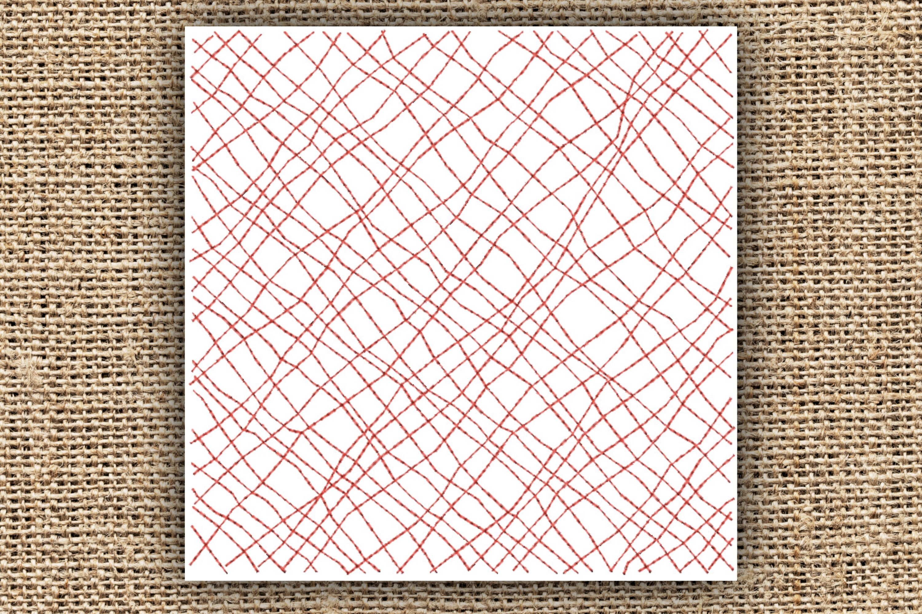 Crosshatch Design 3 - Random Lines