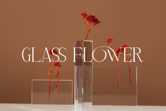 Glass Flower Font - Preview 1