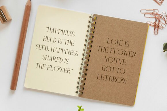 Glass Flower Font - Preview 5