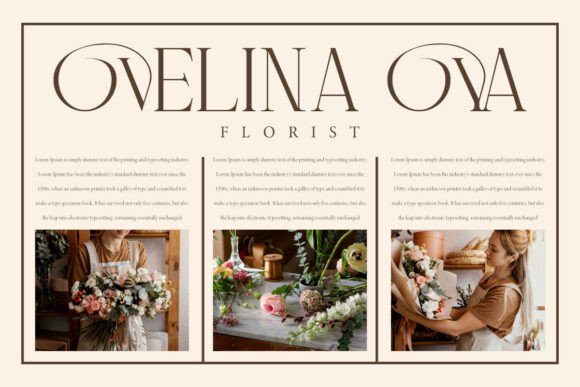 Glass Flower Font - Preview 6