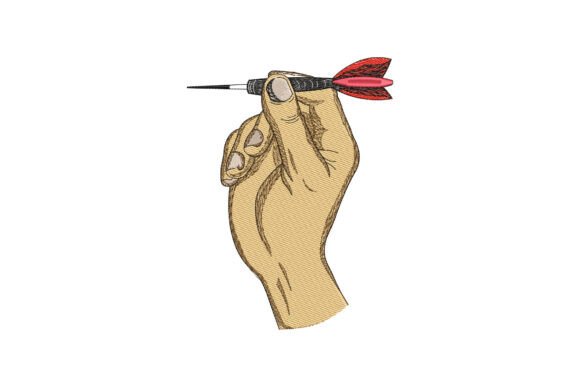 Hand Holding a Dart