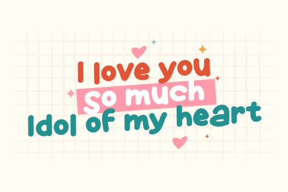 Kids Island Font PNG with transparent background - Preview 1
