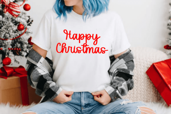 Santa Heart Font PNG with transparent background - Preview 1