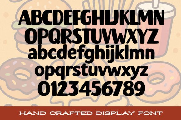 Snackeroo Font PNG with transparent background - Preview 1