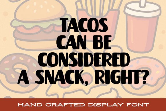 Snackeroo Font PNG with transparent background - Preview 2