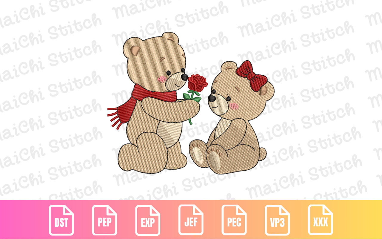 Valentine Bear Couple