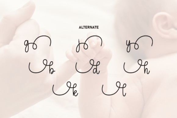Baby Font - Preview 5