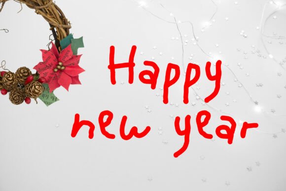 Back to Christmas Font - Preview 4