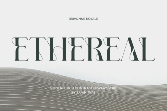 Brivonne Royale Font PNG with transparent background - Preview 6