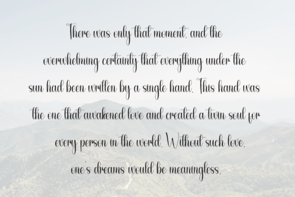 Calligraphy Font - Preview 5