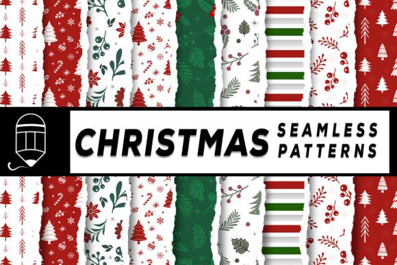 Christmas Seamless Patterns Bundle
