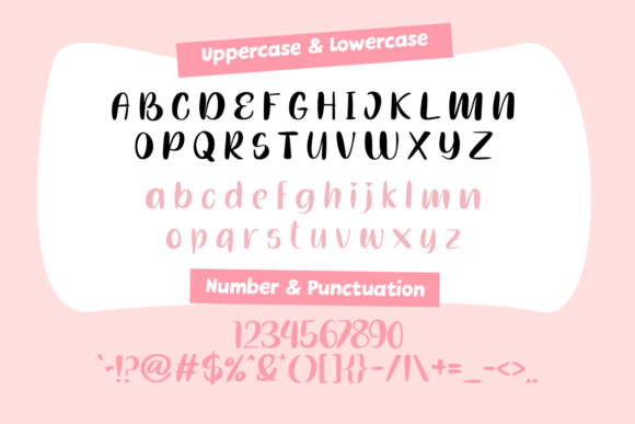 Daisy Girly Font PNG with transparent background - Preview 5
