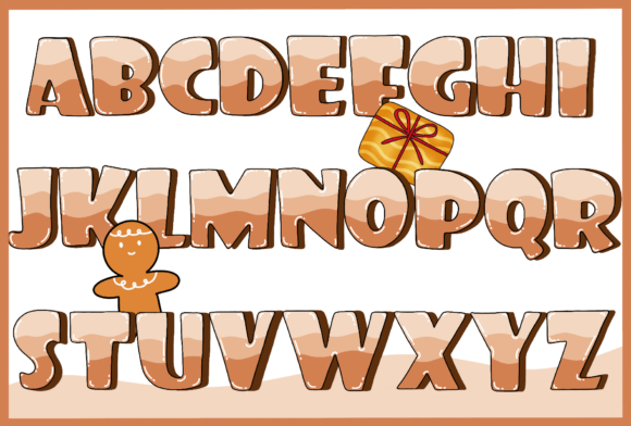 Gifts for Christmas 1 Font - Preview 4