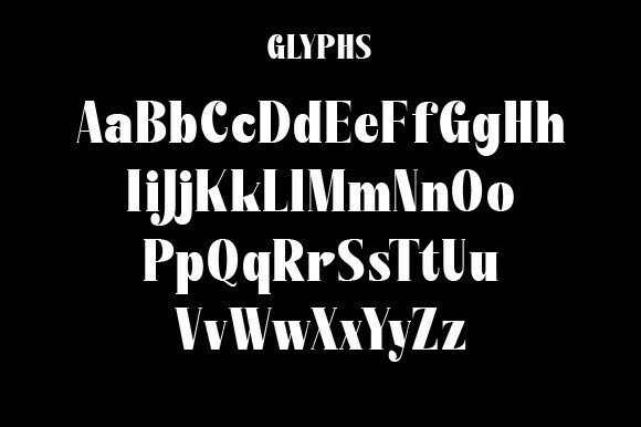 Glamore Font - Preview 1