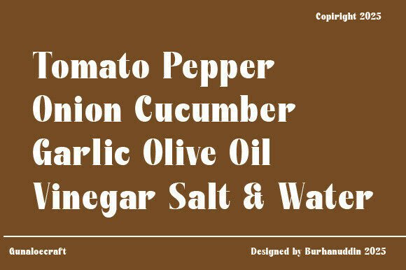 Glamore Font - Preview 4