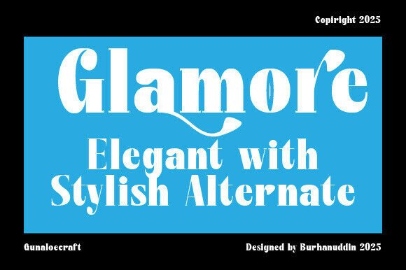 Glamore Font - Preview 6