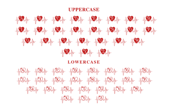 Heart Beat Font - Preview 1