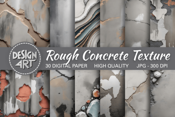 Rough Concrete Texture Backdrop