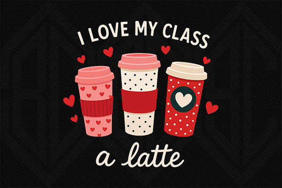 Teacher Coffee Valentine PNG