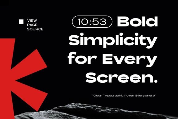 Barcola Expanded Font - Preview 2