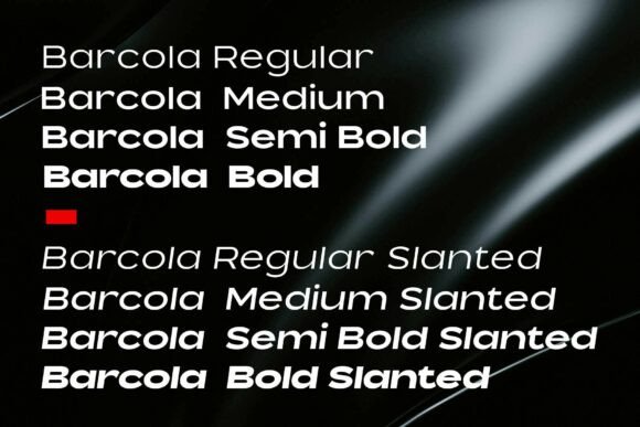Barcola Expanded Font - Preview 3
