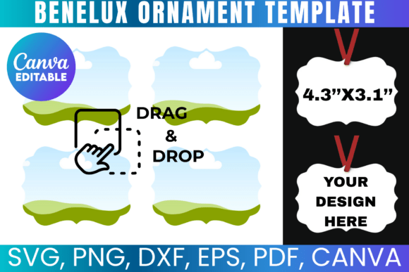 Benelux Ornament Canva Template