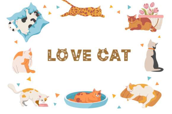 Cute Cat Font - Preview 2
