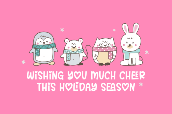 Cheerful Holiday Font - Preview 1