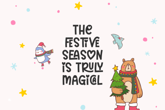 Cheerful Holiday Font - Preview 2