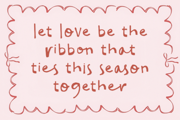 Christmas Written Font - Preview 1