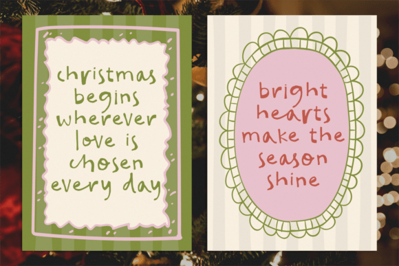 Christmas Written Font - Preview 2