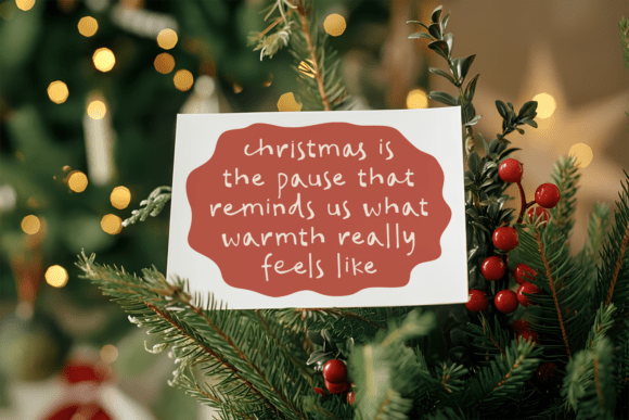 Christmas Written Font - Preview 4