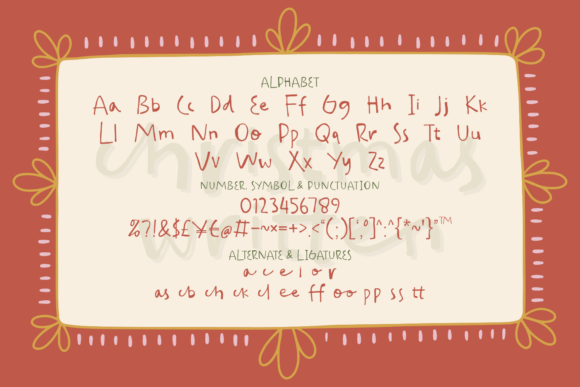 Christmas Written Font - Preview 6