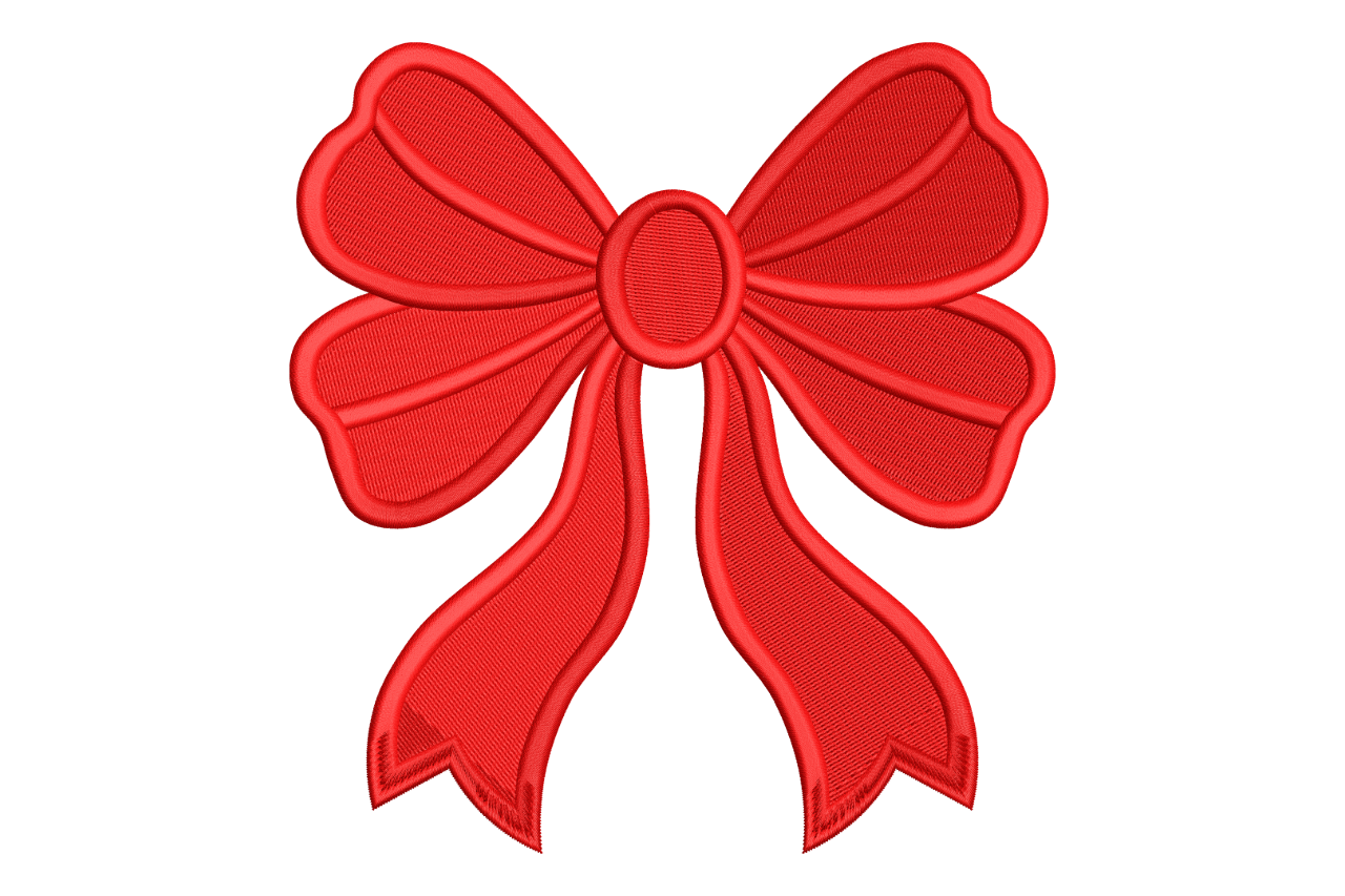 Classic Red Bow
