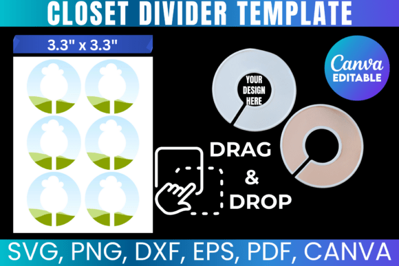 Closet Divider Canva Editable Template