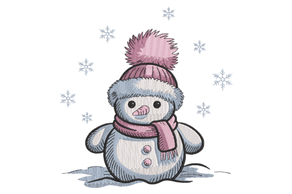 Cute Winter Snowman