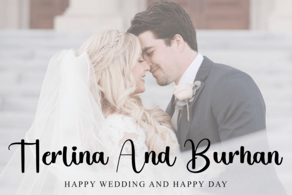 Delight Wedding Font - Preview 1