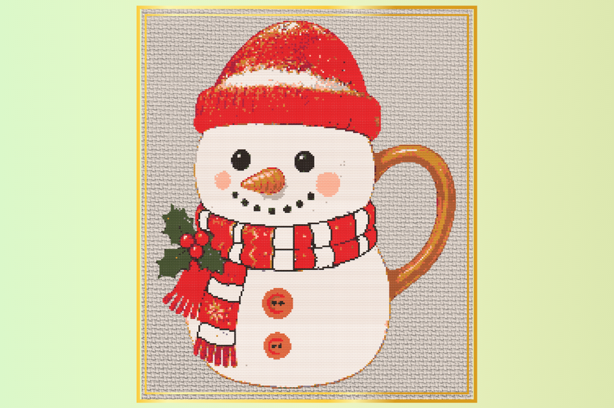 Festive Snowman Mug