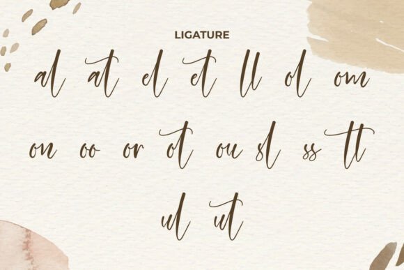 Frosting First Font PNG with transparent background - Preview 6
