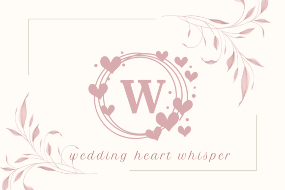 Heart Whisper Monogram Font font preview - 3