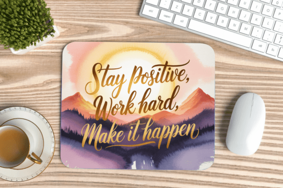 Inspirational Quotes Mouse Pad PNG