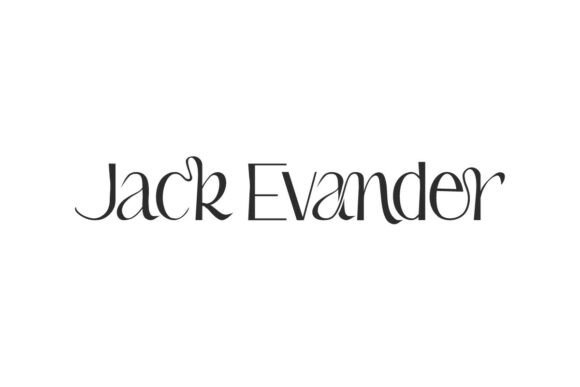 Jack Evander Font - Preview 1