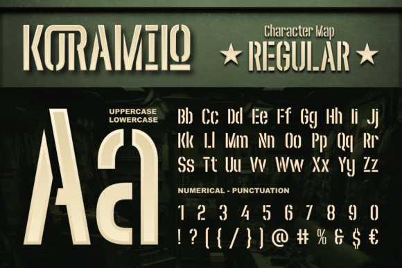 Koramilo Font PNG with transparent background - Preview 1