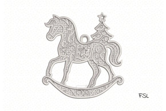 Lace Rocking Horse FSL