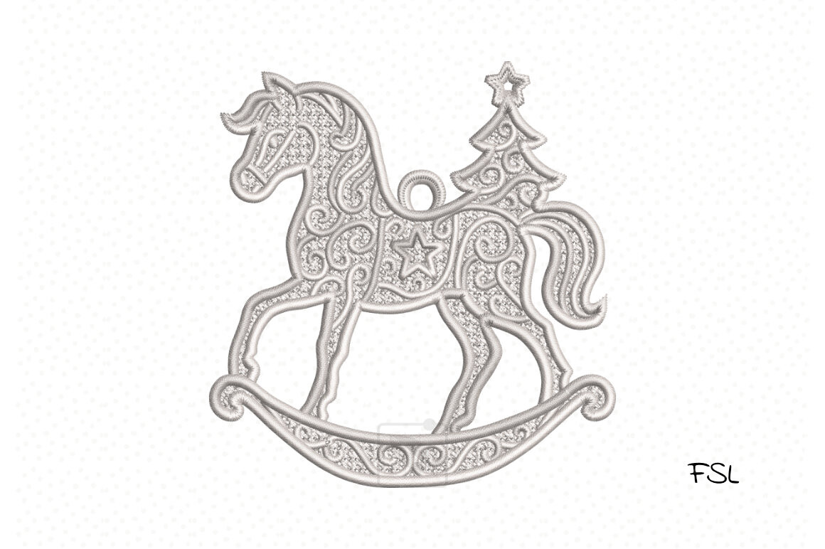 Lace Rocking Horse FSL