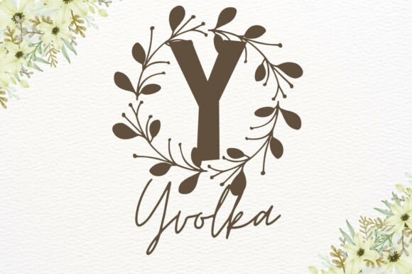 Mireth Monogram Font PNG with transparent background - Preview 1