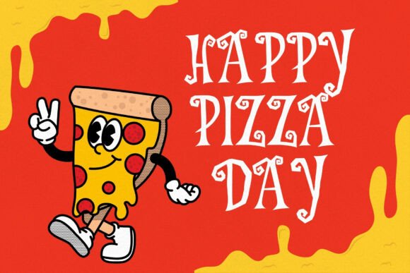 Rest in Pizza Font PNG with transparent background - Preview 2