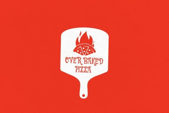 Rest in Pizza Font PNG with transparent background - Preview 3