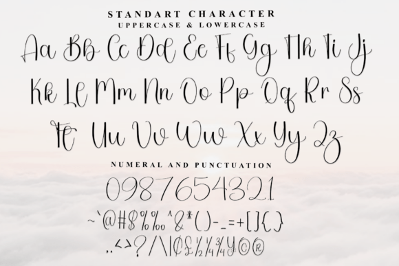 Santa Cataline Font PNG with transparent background - Preview 3