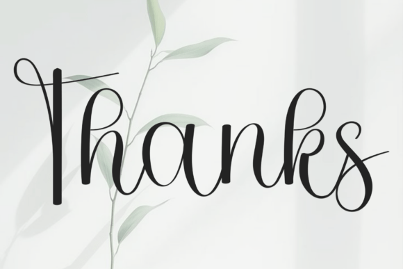 Santa Cataline Font PNG with transparent background - Preview 6